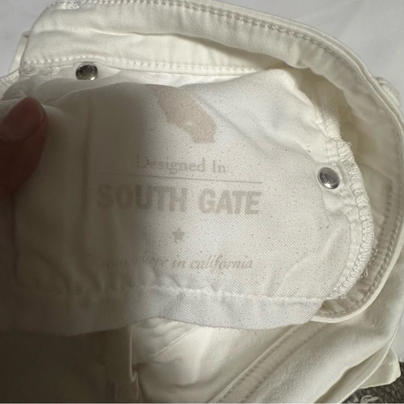 Adriano Goldschmied Women's jeans the Stevie ankle slim straight ankle White 28R - Picture 16 of 16